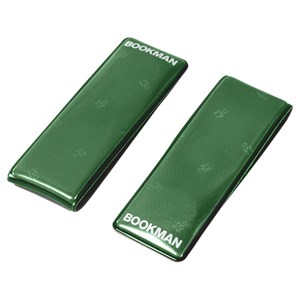Bookman Clip-On Reflectors Green 2-pack