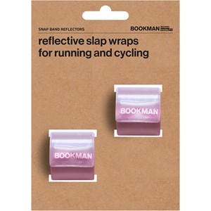 Bookman Snap Band Reflectors Pink 2-pack
