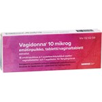 Vagidonna Vaginaltablett 10mikrogram Blister, 18 tabletter