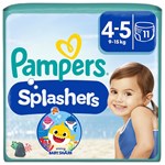 Pampers Splashers stl 4-5 11 engångsbadblöjor