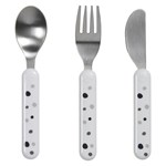 Done by Deer Cutlery Set Dreamy Dots White
