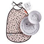 Done by Deer Dinner Set Happy Dots Powder