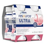 Resource Ultra jordgubb 4x125 ml