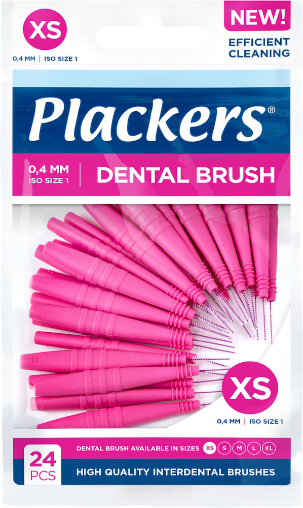 Plackers Dental Brush XS 0,4 mm 24 st