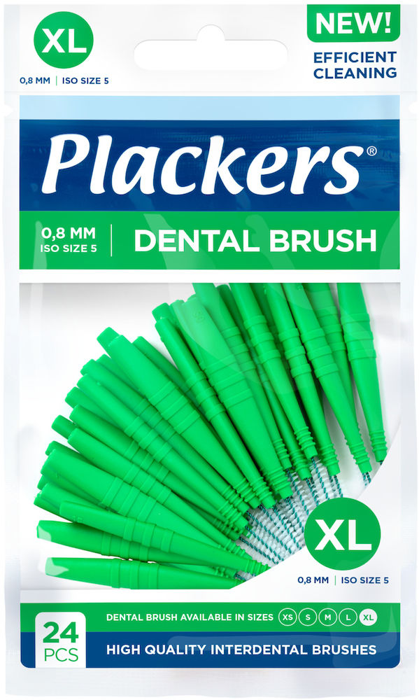 Plackers Dental Brush XL 0,8 mm 24 st