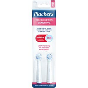 Plackers Brush Head Refills Sensitive 2-pack