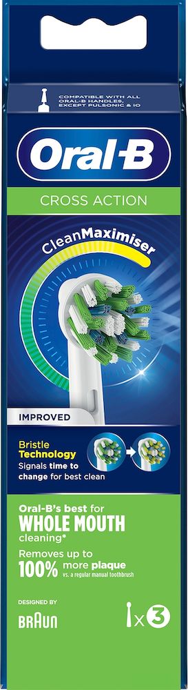 Oral B CrossAction Refill 3-pack