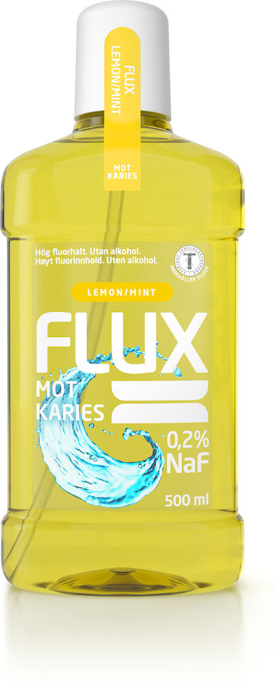 Flux Lemon Mint Munskölj 500ml