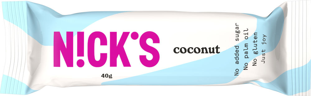 NICK'S Coconut Chocolatebar 40g