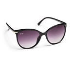 Haga Eyewear Solglas Athens Black Grad Purple Lens 1par