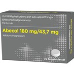 Abecol 180/43,7 mg 30 tuggtabletter
