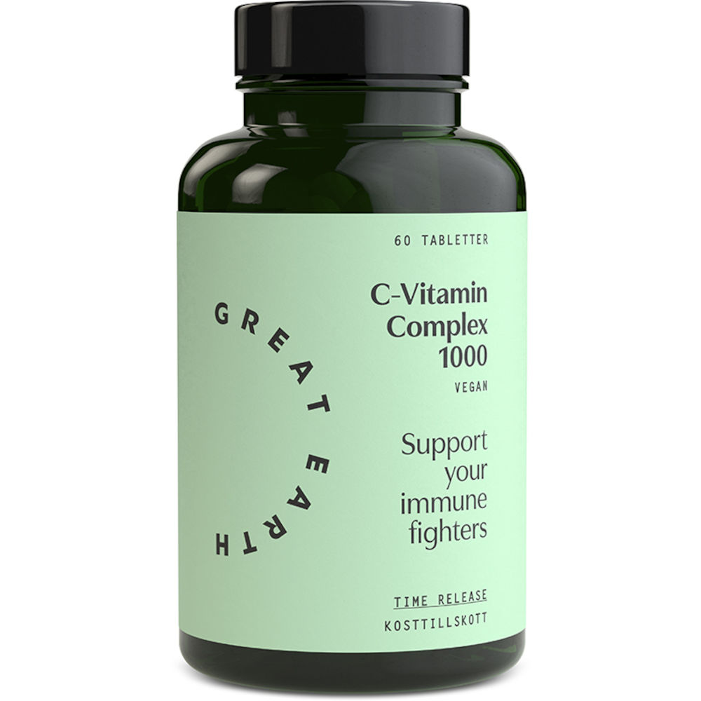Great Earth C-Vitamin Complex 1000 mg 60 tabletter