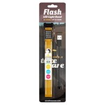 Save Lives Now Flash LED Light Band Rechargeable Yellow 1-pack