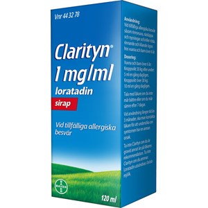 Clarityn Sirap 1mg/ml Flaska, 120 ml