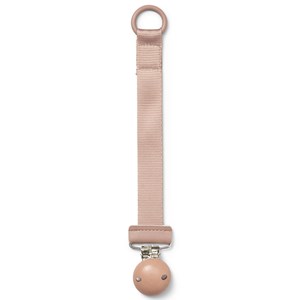 Elodie Pacifier Clip Wood Faded Rose