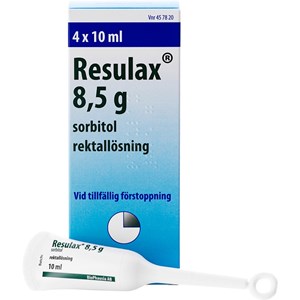 Resulax rektallösning 8,5 g 4 st