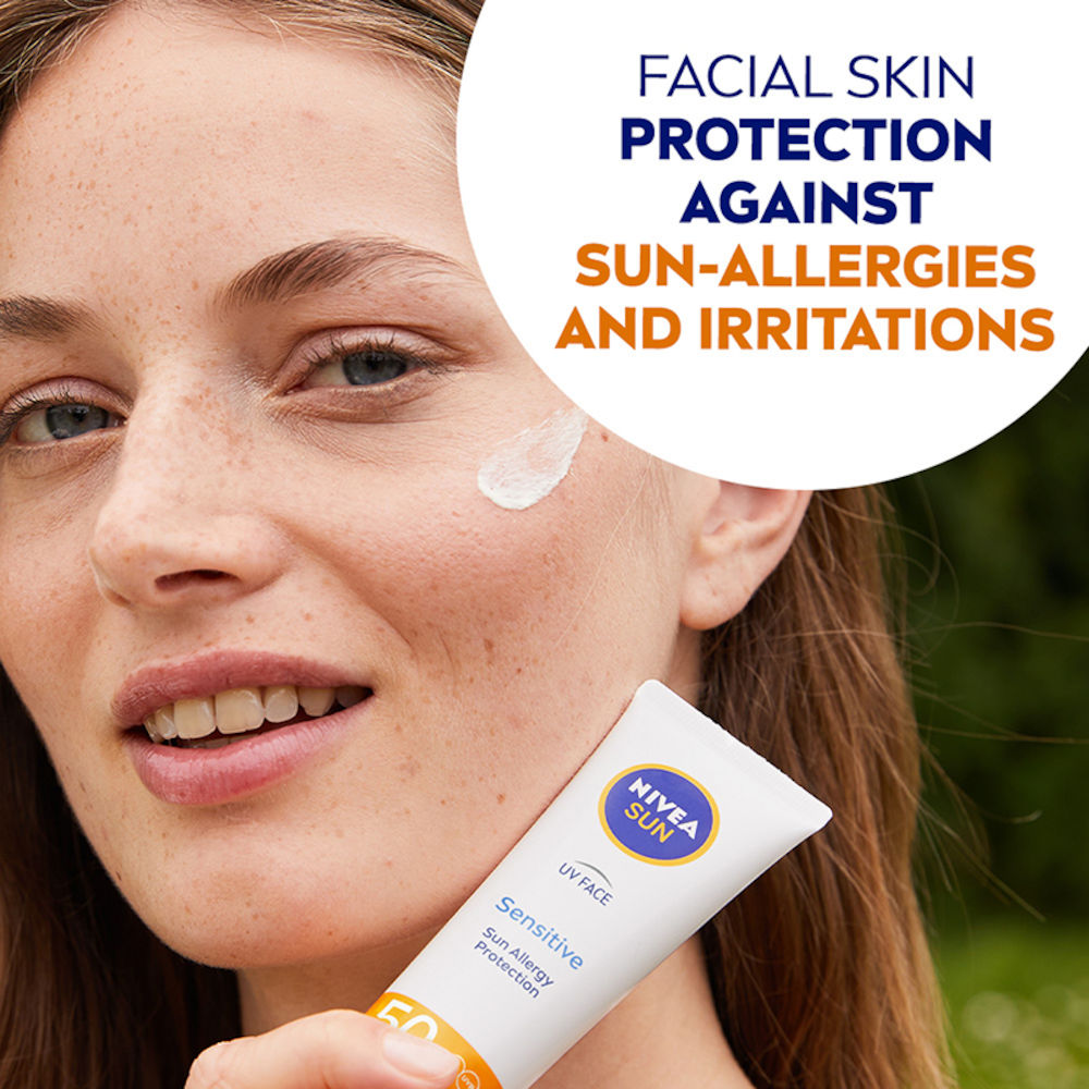Nivea Sun UV Face Soothing Sensitive Cream SPF50 50 ml