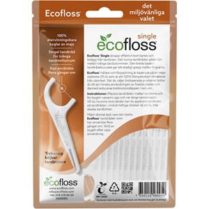 Ecofloss Single Tandtråd med Hållare 45 st