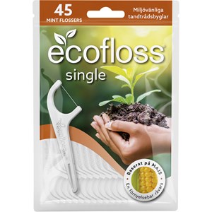 Ecofloss Single Tandtråd med Hållare 45 st