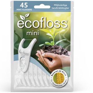 Ecofloss Mini Tandtråd med Hållare 45 st