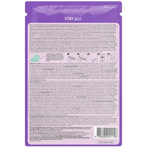 Stay Well Healing & Purifying Foot Mask Charcoal 1 par