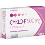 Cyklo-F 500 mg 20 tabletter