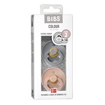 BIBS Colour Collection Napp Cloud / Blush 6-18 månader 2-pack