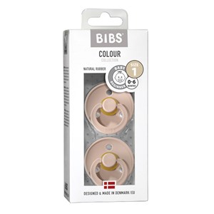 BIBS Colour Collection Napp Blush 2-pack 0-6 mån