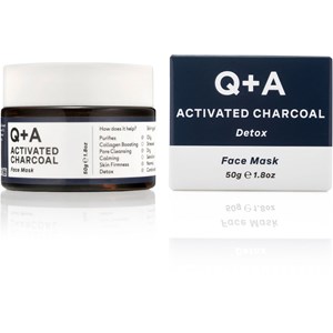 Q+A Activated Charcoal Face Mask 50 g