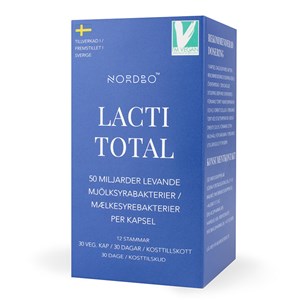 Nordbo LactiTotal 50 miljarder 30 kapslar