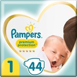 Pampers Premium Protection S1 2-5 kg 44 st