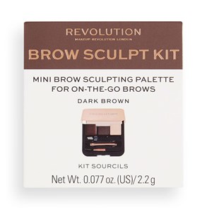 Makeup Revolution Brow Sculpt Kit 2,2 g Dark Brown 