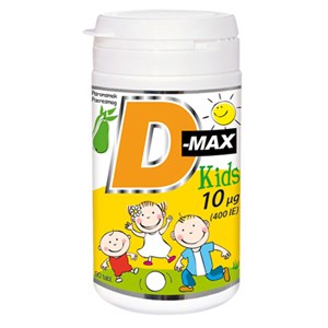 D-Max KIDS 10 ug 90 tuggtabletter