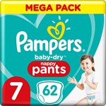 Pampers Baby-Dry stl 7 17 kg+ 62 st