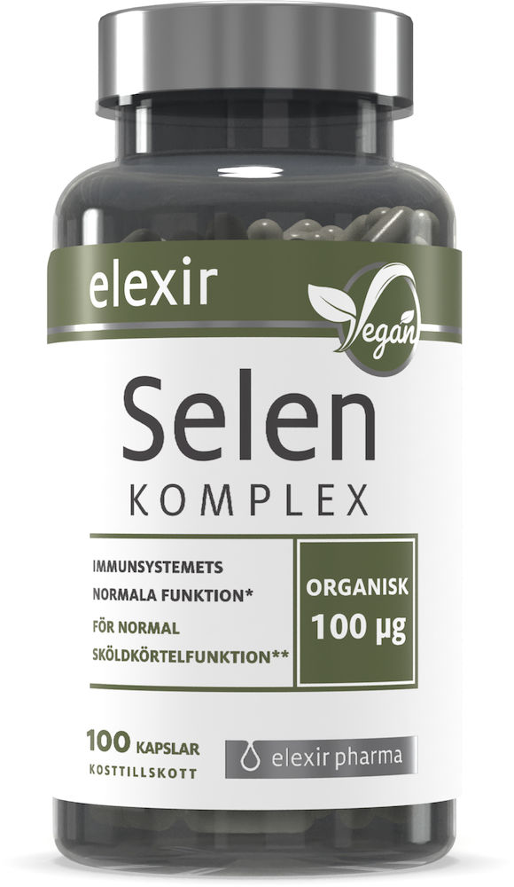 Elexir Organiskt Selen Komplex 100 kapslar