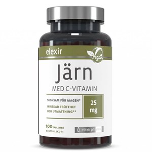 Elexir Järn med C-vitamin 100 tabletter