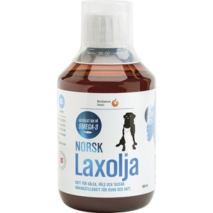 BioSalma Norsk Laxolja för Hund och Katt 300 ml