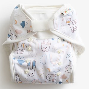 ImseVimse All-In-Two Diaper White Teddy