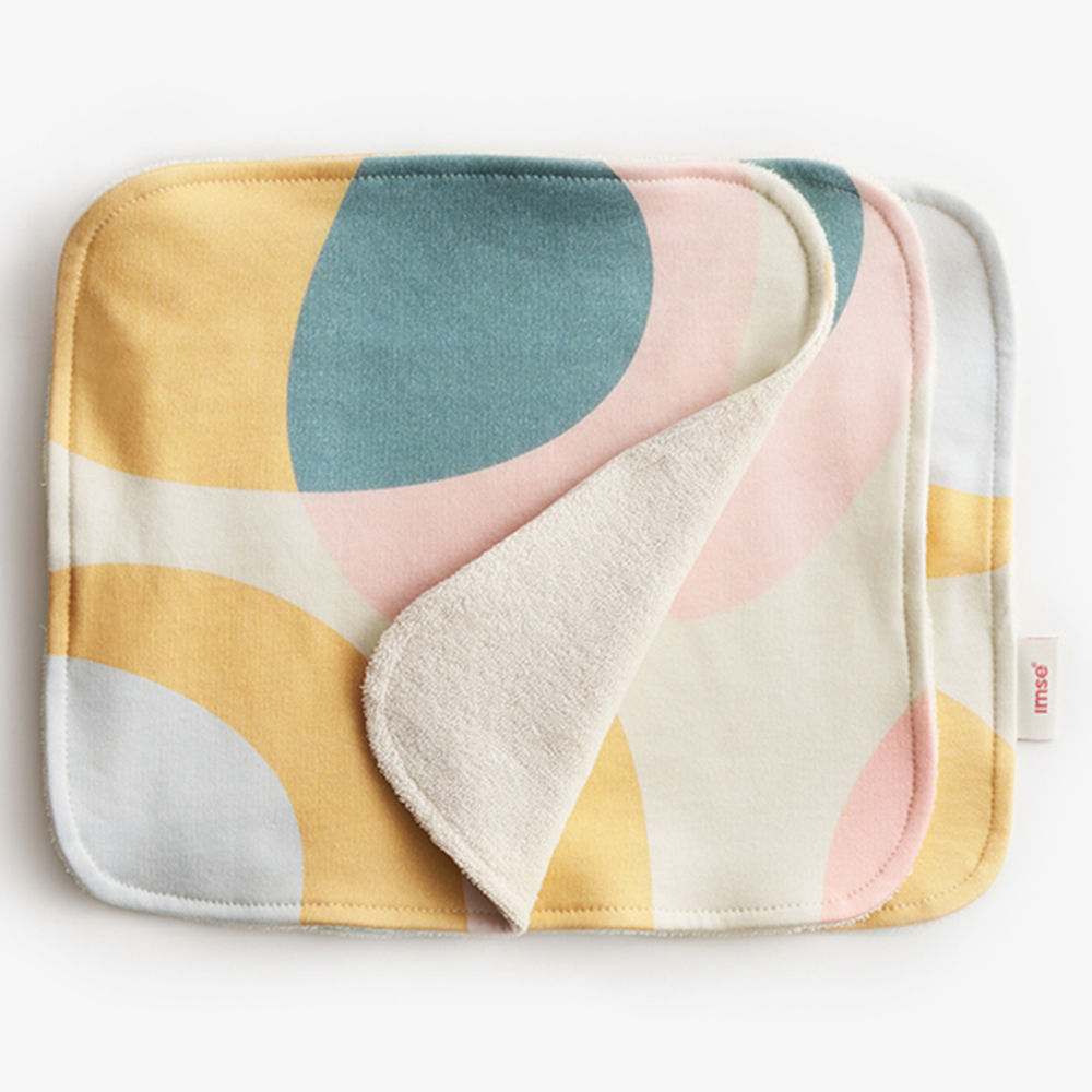 ImseVimse Reusable Face Wipes Pastel Hoop 3-pack