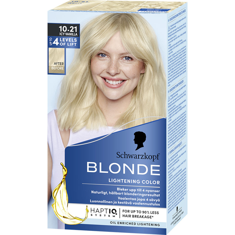 Schwarzkopf Blonde Lightening Color 10.21 Icy Vanilla Blondering Blekning