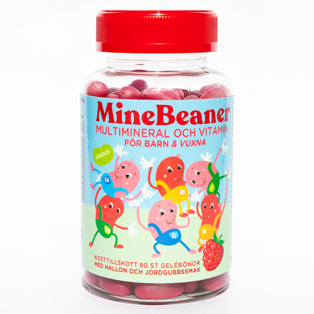 MineBeaner Mineraler & Vitaminer Tugg 90st