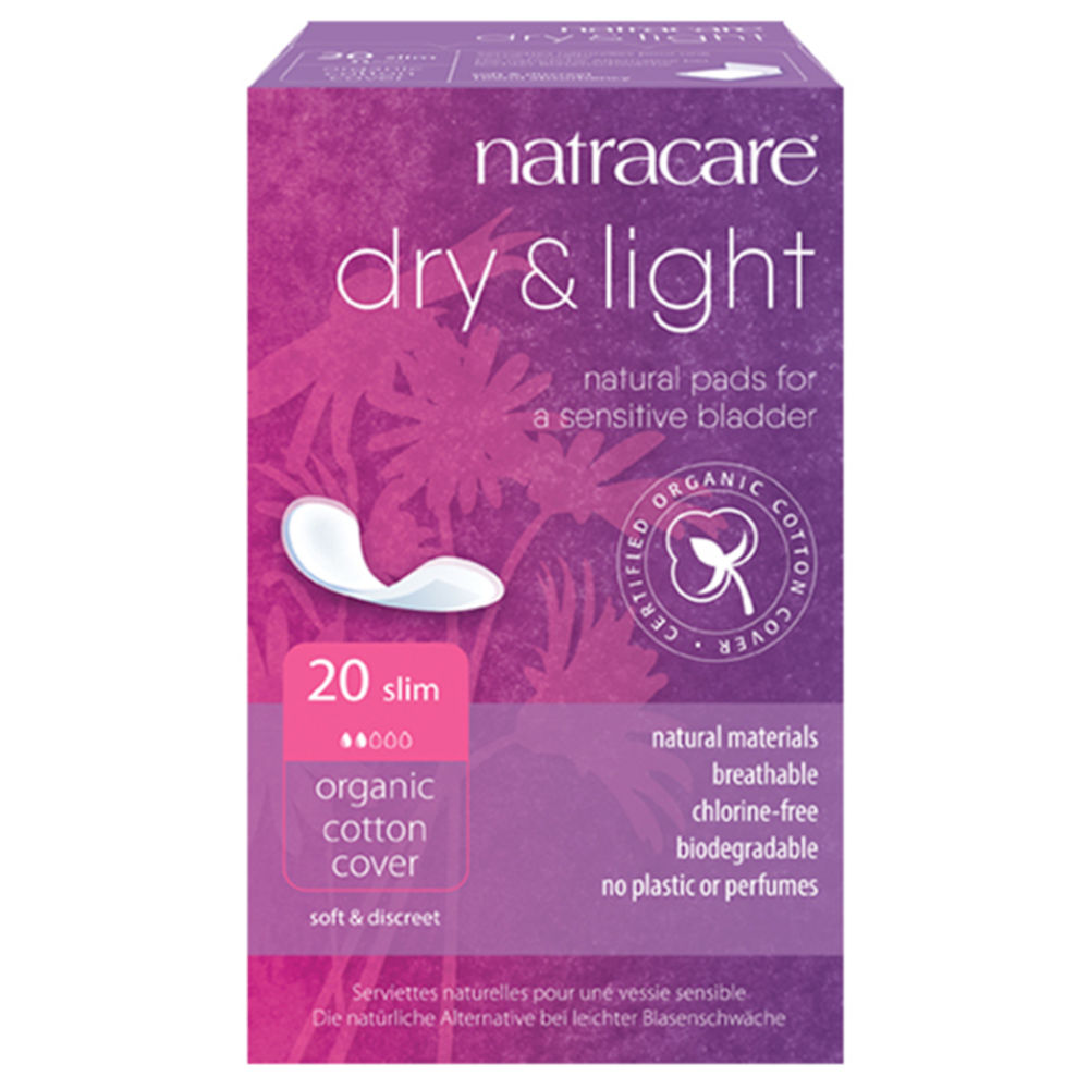 Natracare Inkontinensskydd Dry+Light Slim 20 st
