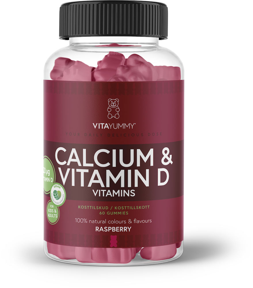 VitaYummy Calcium + Vitamin D Vegansk 60 st