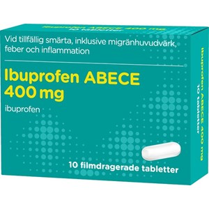 Ibuprofen ABECE 400 mg 10 filmdragerade tabletter
