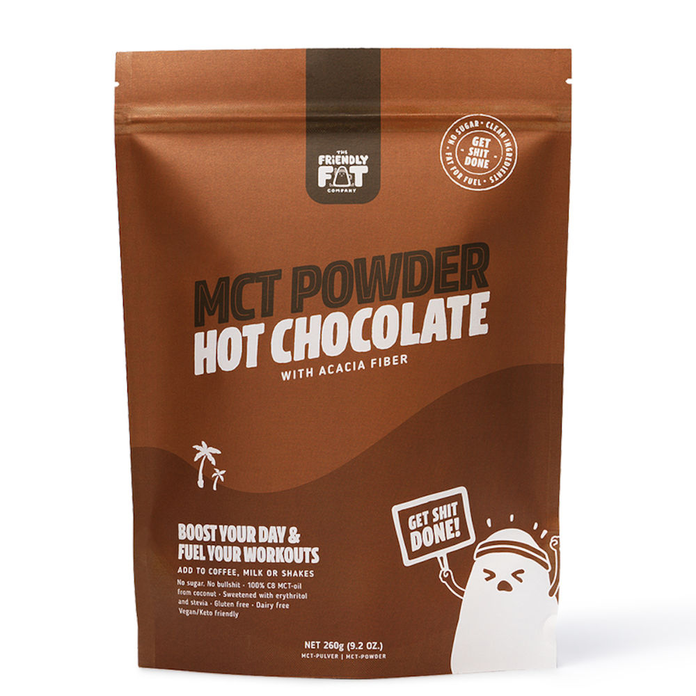 The Friendly Fat Company C8 MCT-pulver Choklad 260 g