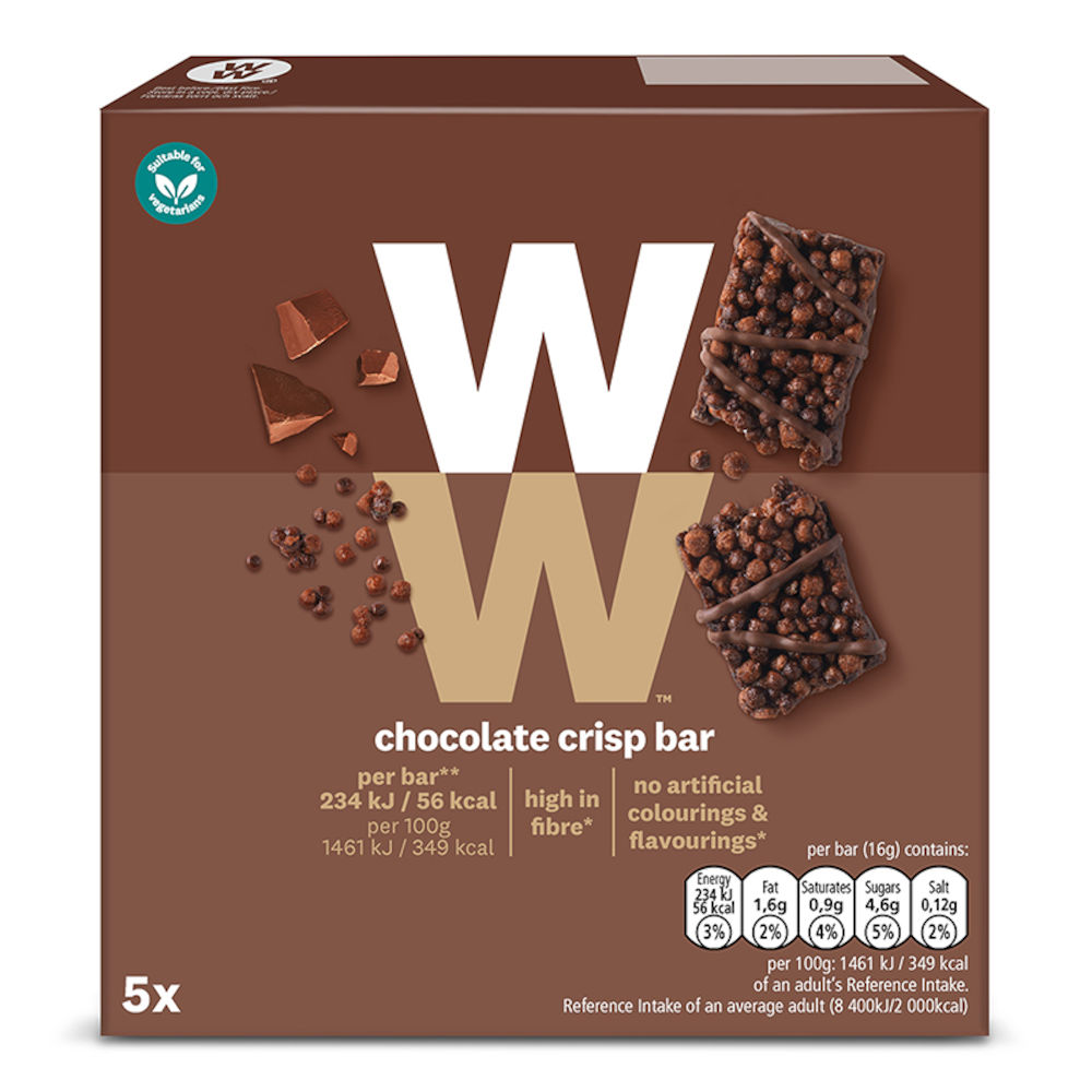 WW ViktVäktarna Chokladbar med smak av Brownie 80 g