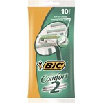 BIC Comfort 2 Tvåbladiga Engångshyvlar för Män 10-pack