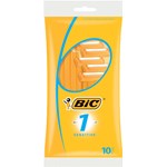 BIC 1 Sensitive Enbladiga Engångshyvlar för Män 10-pack