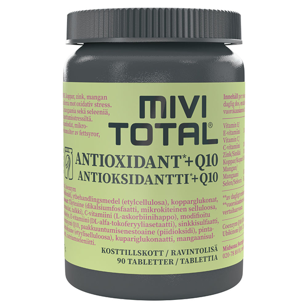 Mivitotal Antioxidant+Q10 Tablett 90st