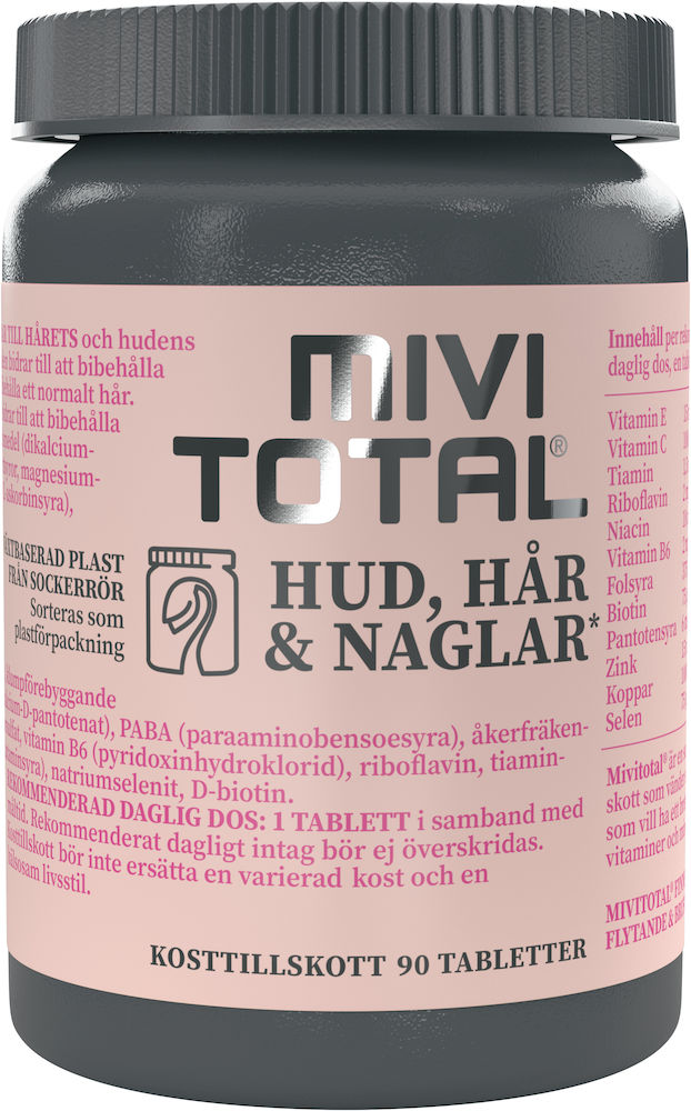 Mivitotal Hud Hår & Naglar Tablett 90st
